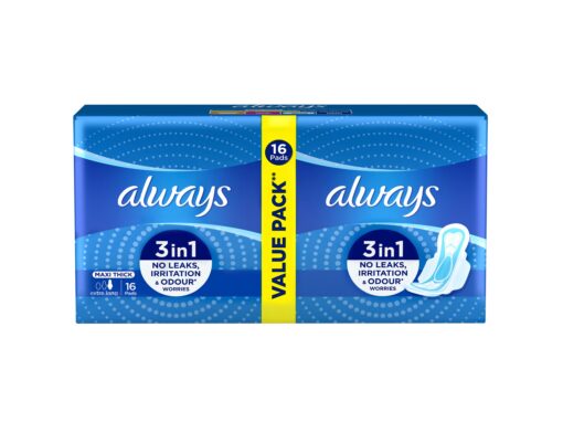ALWAYS MAX NORMAL SANITARY PADS 16 PC