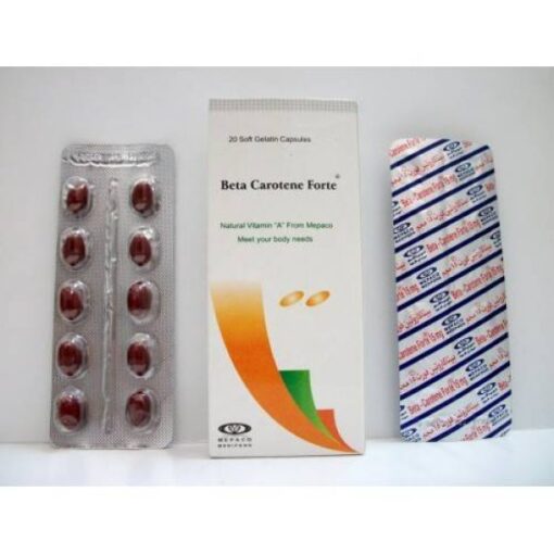 BETA CAROTENE FORTE 20CAP 2ST VIT-A