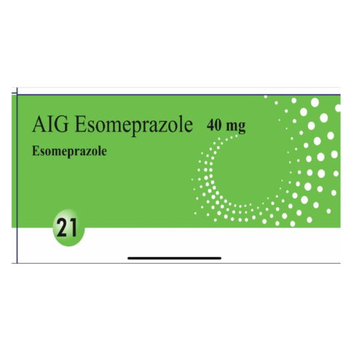 AIG ESOMEPRAZOLE 40 MG 21 CAP