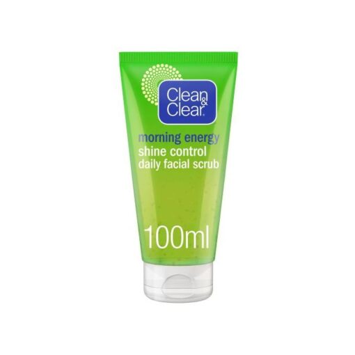 CLEAN & CLEAR, Daily Facial Scrub, Morning Energy, Shine Control, 100 ml