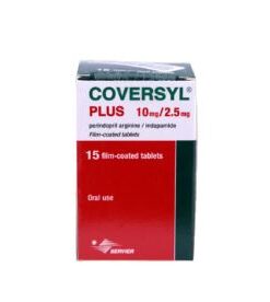 COVERSYL PLUS 10 / 2.5 MG 15 TAB