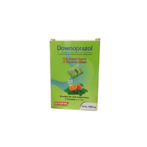 DOWNOPRAZOL 20 MG / 1680 MG 7 SACHETS