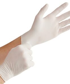 Disposable Glove Powdered Latex Gloves box