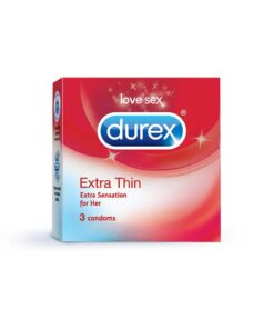 Durex Condoms - Extra Thin, 3's pack