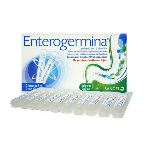 ENTEROGERMINA 2 BILLION / 5 ML ORAL SUSP 10 VIALS