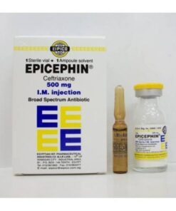 EPICEPHIN 500 MG IM 1 VIAL + 1 AMP