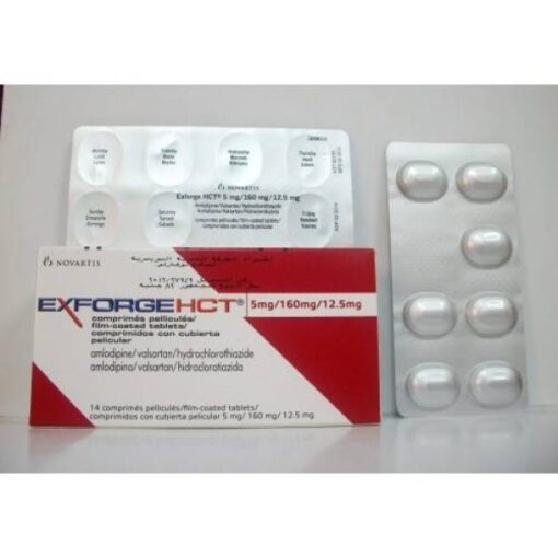 EXFORGE HCT 5 MG / 160 MG / 12.5 MG 14 TAB