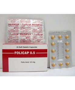 FOLICAP 0.5 MG 24 CAP