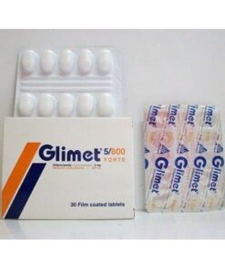 GLIMET 5/800 MG FORT 30TAB