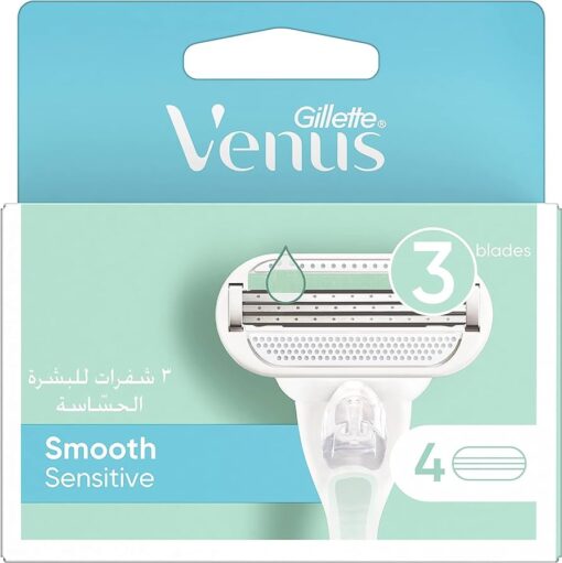 Gillette Venus Sensitive Smooth Razor 4 Piece
