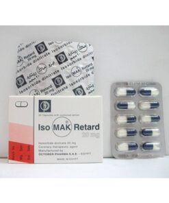 ISOMAK RETARD 20 MG 20 CAP