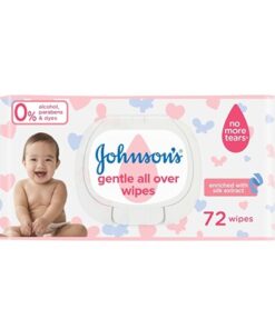 Johnson's Gentle All Over Baby Wipes - 72 Wipes