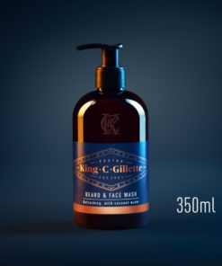 King C. Gillette Beard and Face Wash - 350 ml
