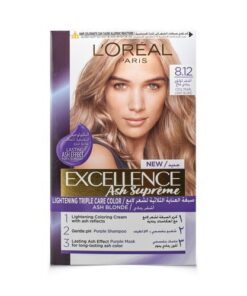 L'Oreal Paris Excellence Crème Hair Color - 8.12 Ash Cool Pearl Light Blonde