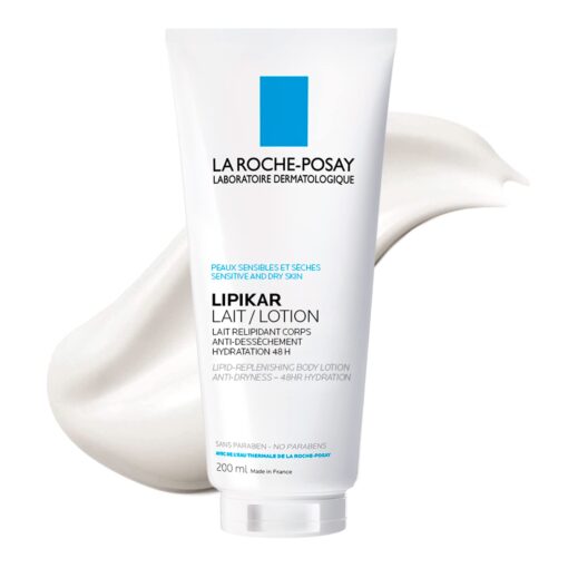 La Roche-Posay Lipikar Milk Moisturizer For Dry Skin Of Babies And Adults, 200 Ml