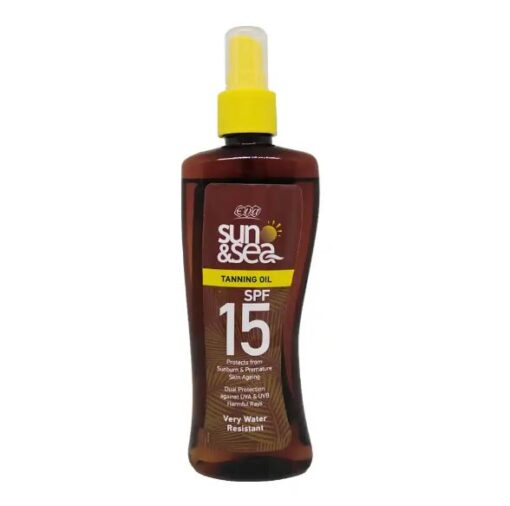 Eva Sun And Sea Tanning Oil With SPF 15 - 200 Ml