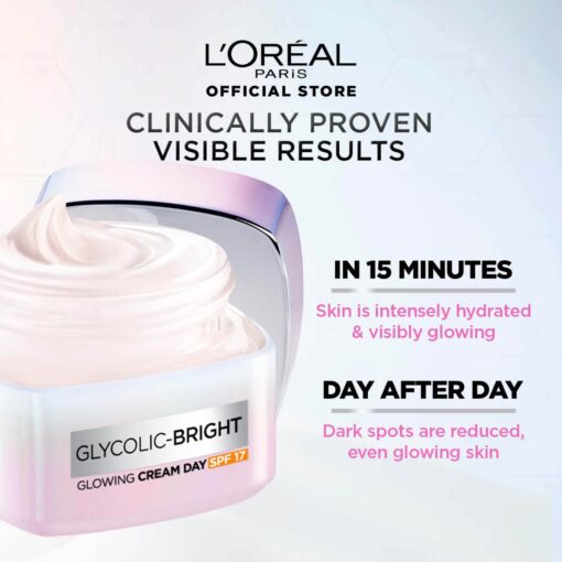 L'Oréal Paris Glycolic Bright Day Cream with SPF 17
