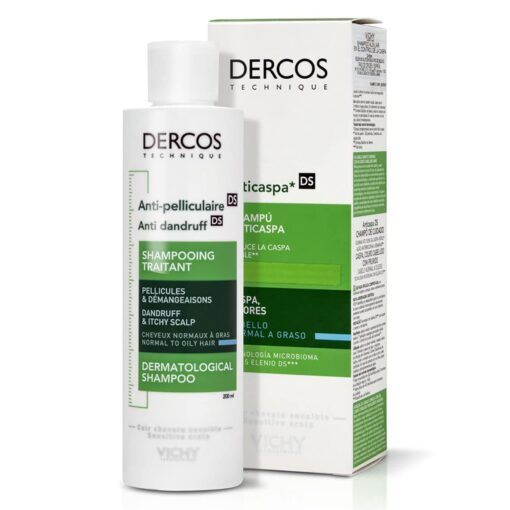 VICHY Dercos ANTI-DANDRUFF SHAMPOO FOR OILY Hair (200 Ml)