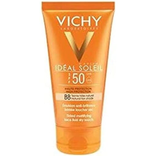 Ideal Soleil BB Tinted Mattifying Face Fluid Dry Touch SPF50 50ml