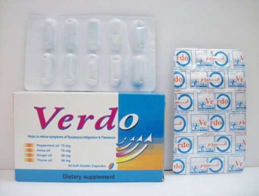 VERDO 250 MG 20CAP