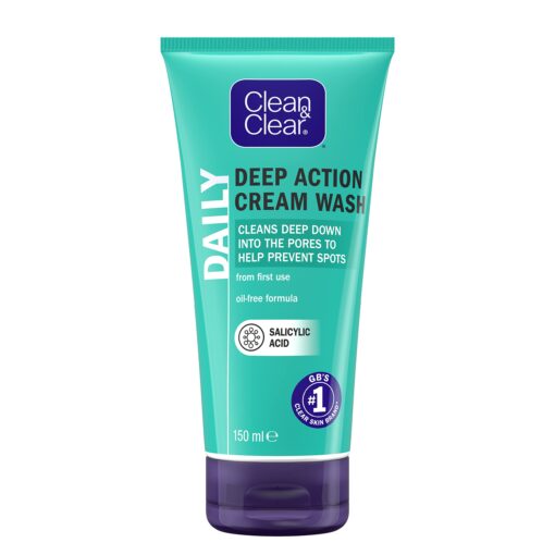 Clean & Clear Deep Action Facial Cream Wash - 150 ml