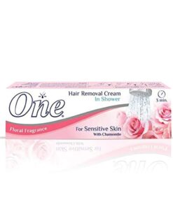 One hair removal cream for sensitive skin with floral fragrance, 90 gm
