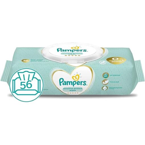 Pampers Sensitive Baby Wipes - 56