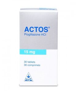 Actos 15 mg ( pioglitazone ) 30 tablets