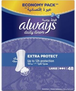 Always Daily Liners Extra Protect 48 count