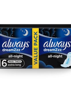 Always Dreamzzz All Night Maxi Thick Extra Long Sanitary Pads - 16 Pieces
