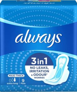 Always Maxi Thick Extra Long Pad - 9 Pads