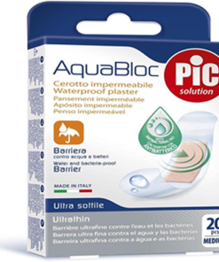 Aquabloc Medium Anti bacterial Plasters 20 pcs