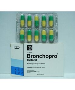 BRONCHOPRO RETARD 75 MG 10 CAP