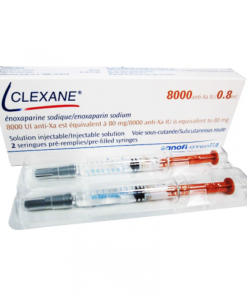 CLEXANE 80 MG / 0.8 ML 2 SYRING