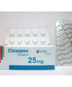 CLOZAPEX 25 MG 50 TAB