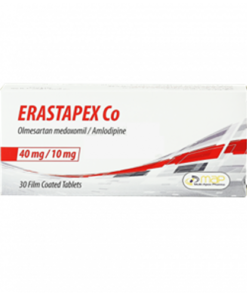 ERASTAPEX CO 40 / 10 MG ( OLMESARTAN + AMLODIPINE ) 30 FILM-COATED TABLETS