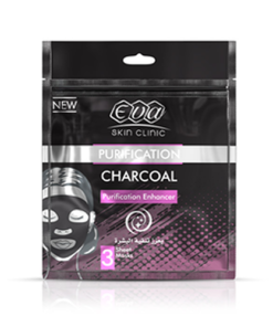 EVA SKIN CLINIC CHARCOAL SHEET MASK (3 SHEETS )
