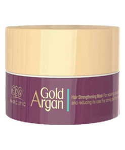 Eva Hair Clinic Hair Strengthening Mask with Gold and Argan Oil - 200 ml