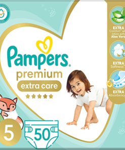 Pampers Premium Care Diapers, Size 5, Junior, 11-25 Kg - 50 Diapers
