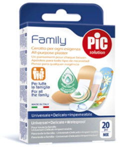 Pic Family Strip Plasters Mix -20 PCs