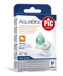 Pic Solution Aquabloc Round Plaster – 20 Pcs