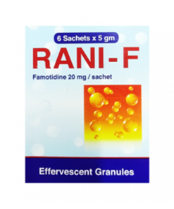 RANI – F (FAMOTIDINE) 20 MG EFF 6 SACHETS