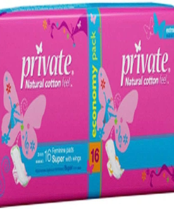 Sanitary Napkins Private Extra Thin Super ,16 Pads