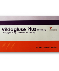 VILDAGLUSE PLUS 50 MG / 1000 MG 30 TAB