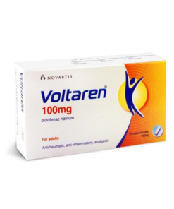 VOLTAREN 100 MG ADULT 10 SUPP