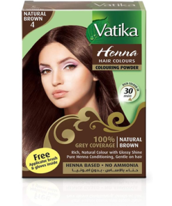 Vatika Henna Hair Colour Natural Brown 10 gm